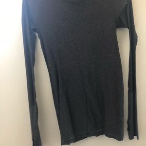 lulu long sleeve- grey- size 4